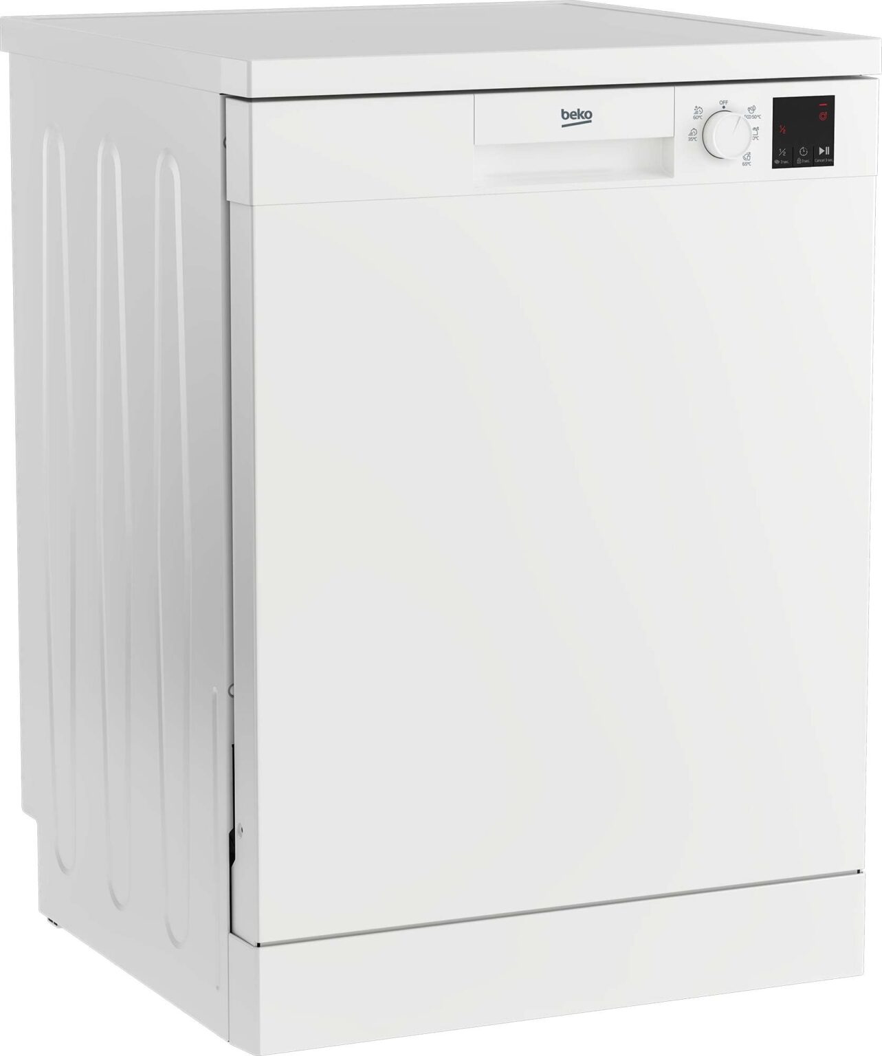 Lavavajillas Beko DVN05320W E, 60cm, 13 Servicios, 5 Programas, Blanco ElectroCity Lavavajillas Beko DVN05320W E, 60cm, 13 Servicios, 5 Programas, Blanco ElectroCity