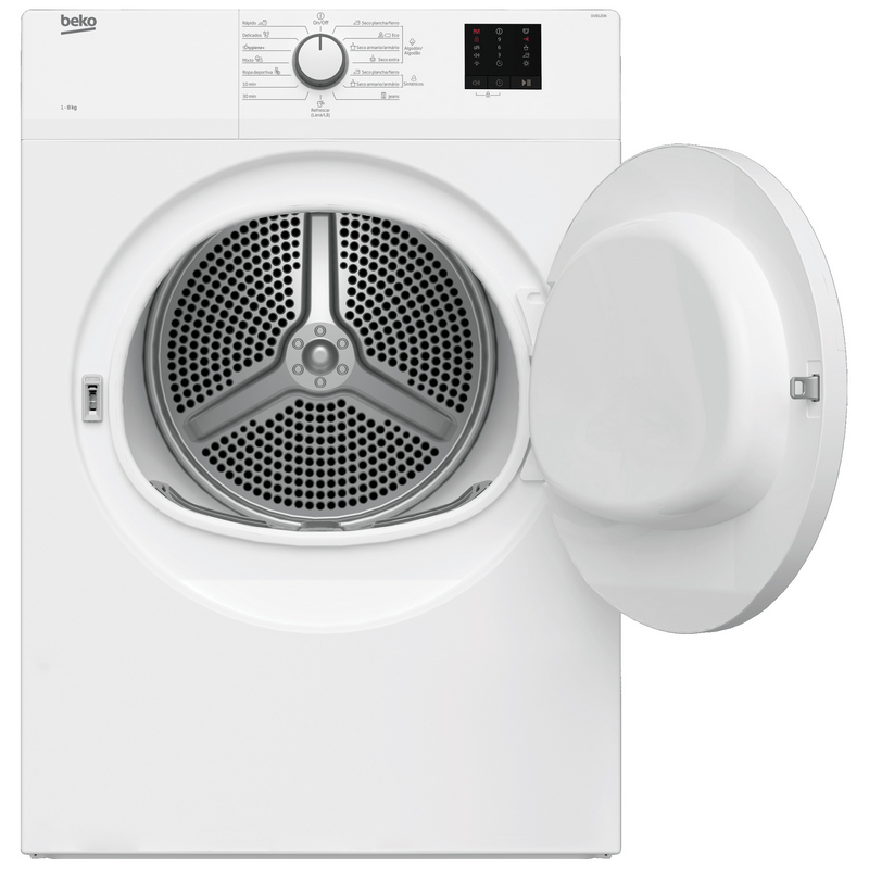 Secadora Evacuación Beko DV8120N - C, 8kg, 15 Programas, AquaWave