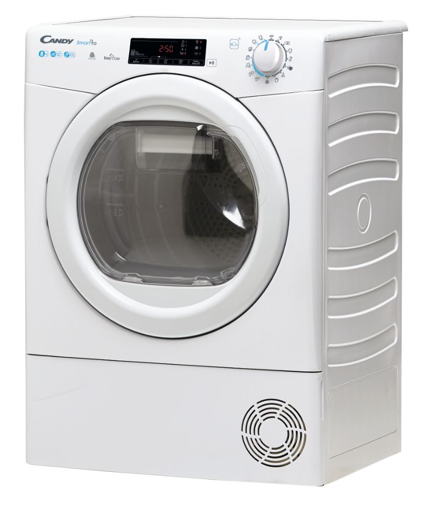 Secadora Bomba Calor Candy CSO EH8A2TE-S - Clase A++, 8kg, 15 Programas,  WiFi + BT - ElectroCity