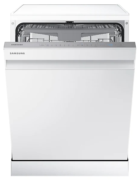 Lavavajillas Samsung DW60R7050FW/EC - D, 3ª Bandeja, 14 Cubiertos, 8  Programas, Blanco - ElectroCity