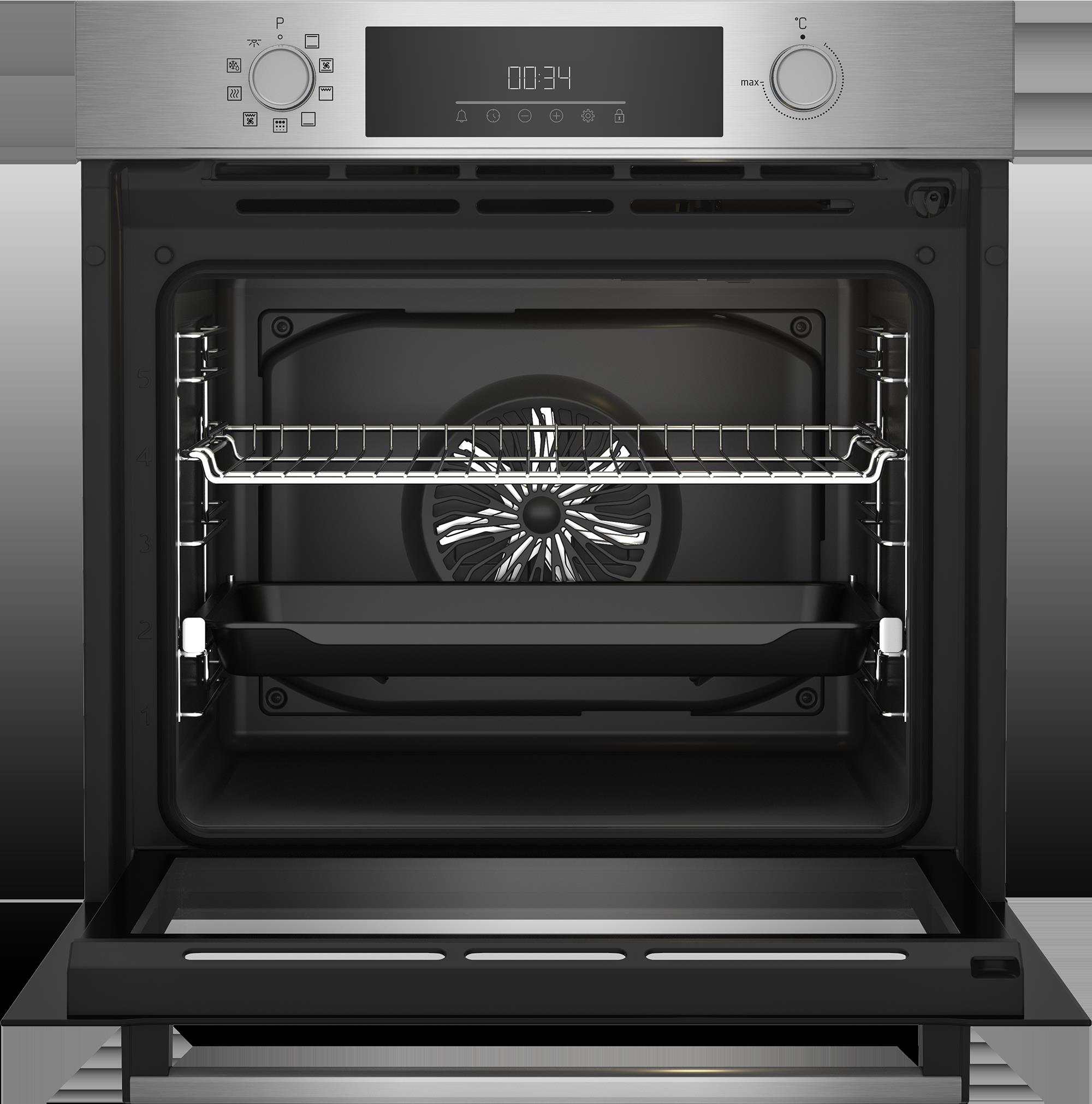 Horno Beko Bbim 13400xps. Eficiencia A+. Pirolítico. Color Negro