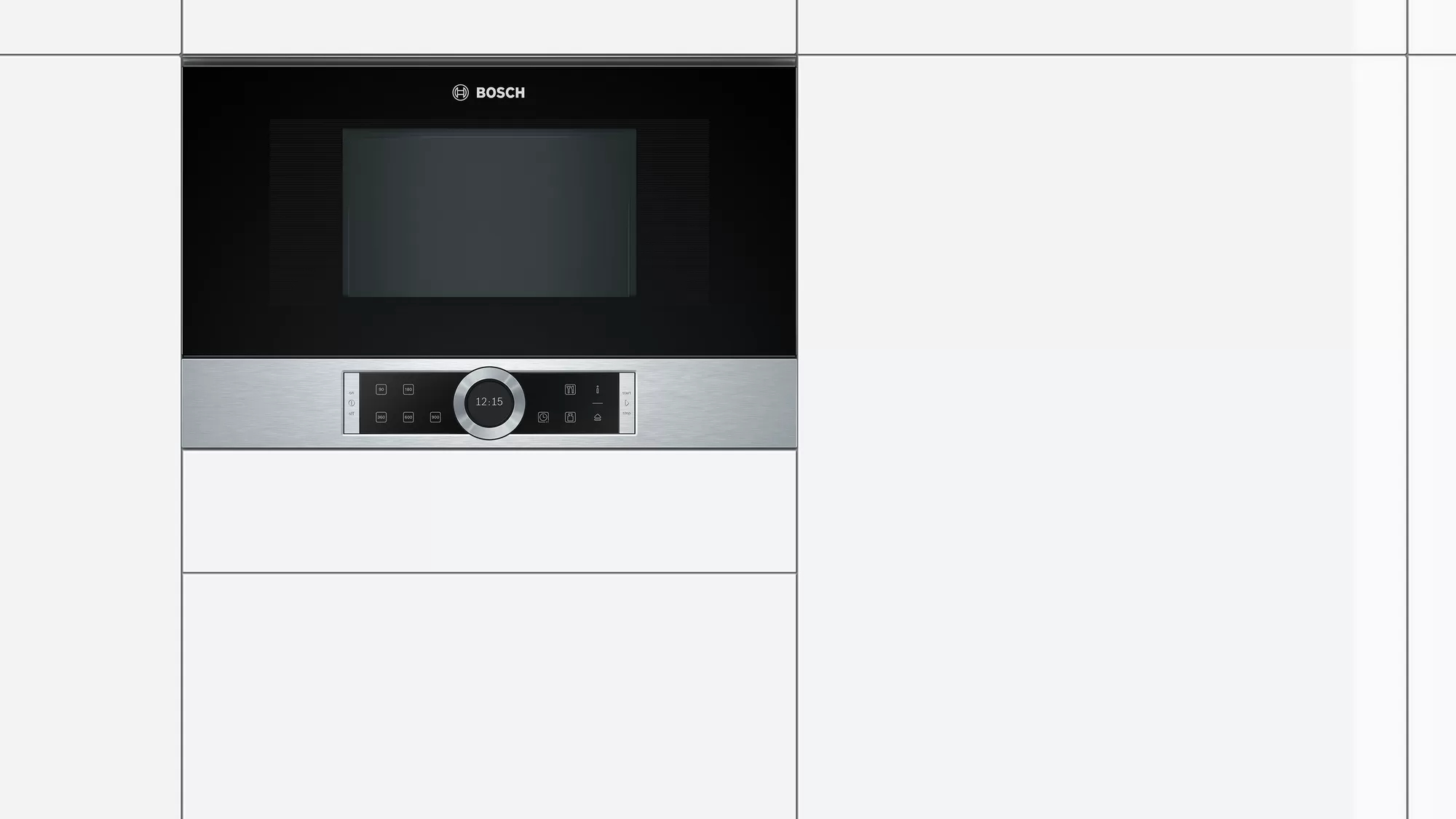 Bosch BEL523MS0 - Serie | 4 Microondas integrable, 20 litros, Con grill,  Negro/Inox