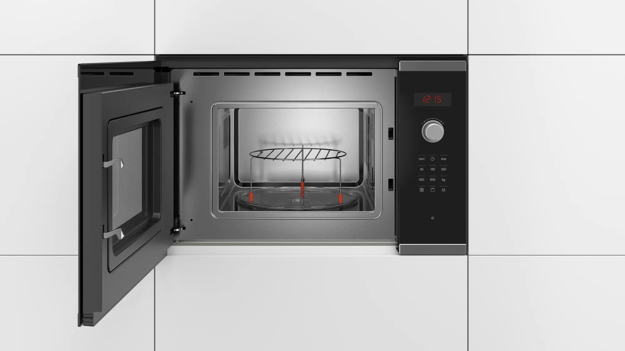 MICROONDAS BOSCH BEL623MS3 INTEGRABLE 20L NEGRO 38CM - MASSKITCHEN  ANDALUCIA S.L.