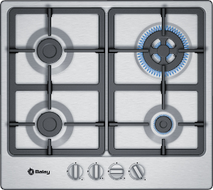 BALAY 3ETX463MB PLACA INOX GAS BUTANO 60CM 3 FUEGOS GasStop