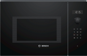 Microondas integrable Bosch BEL554MB0 - 25 Litros, Grill, 900W 5 Potencias,  Electrónico, Negro - ElectroCity