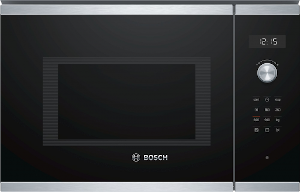 Microondas integrable Bosch BEL554MS0 - 25 Litros, Grill, 900W 5 Potencias,  Electrónico, Inox - ElectroCity