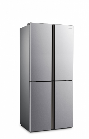 Frigorífico Americano Hisense RQ515N4AC2 - Clase E, 4 Puertas, NoFrost,  Dual Tech Cooling, Inox - ElectroCity