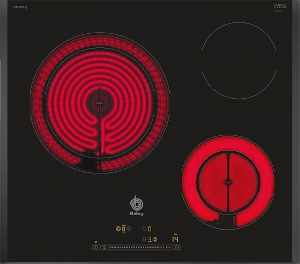 Placa vitrocerámica Balay 3EB765LQ - 60cm, Biselada, 2 zonas + Zona  gigante, Calentamiento rápido - ElectroCity