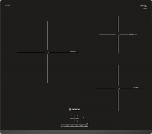 Placa Inducción Bosch PUC631BB2E - 3 Zonas, 17 Potencias, TouchSelect,  Sprint, Función Memoria - ElectroCity