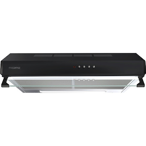 Campana extractora Mepamsa Modena 60 Negra - 380m3/h, 56dB, 3 Velocidades,  LED, Visera Abatible - ElectroCity